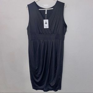 Black mini dress
